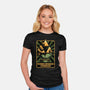 Elf Game Triangle-Womens-Fitted-Tee-Studio Mootant