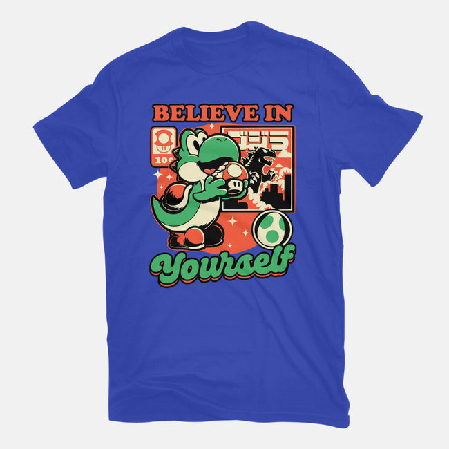 Dinosaur Kaiju Game-Youth-Basic-Tee-Studio Mootant