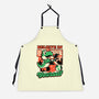 Dinosaur Kaiju Game-Unisex-Kitchen-Apron-Studio Mootant