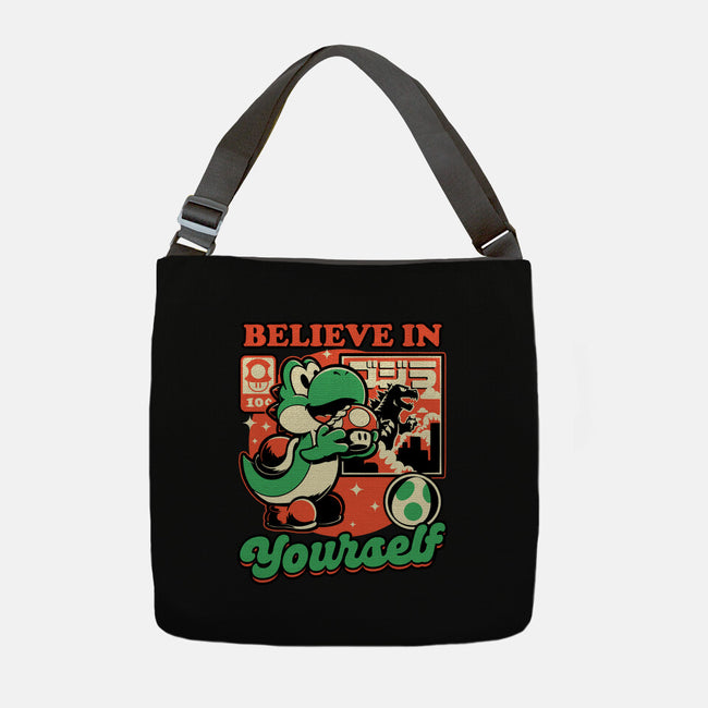 Dinosaur Kaiju Game-None-Adjustable Tote-Bag-Studio Mootant