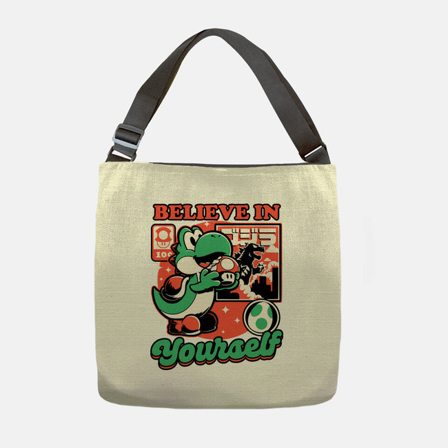 Dinosaur Kaiju Game-None-Adjustable Tote-Bag-Studio Mootant