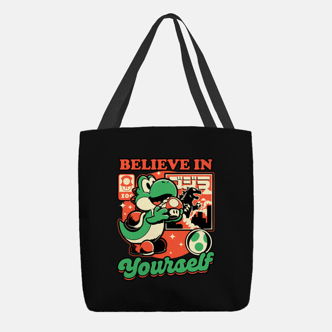 Dinosaur Kaiju Game-None-Basic Tote-Bag-Studio Mootant