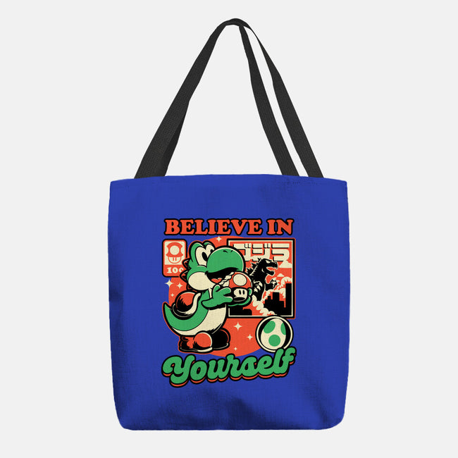 Dinosaur Kaiju Game-None-Basic Tote-Bag-Studio Mootant