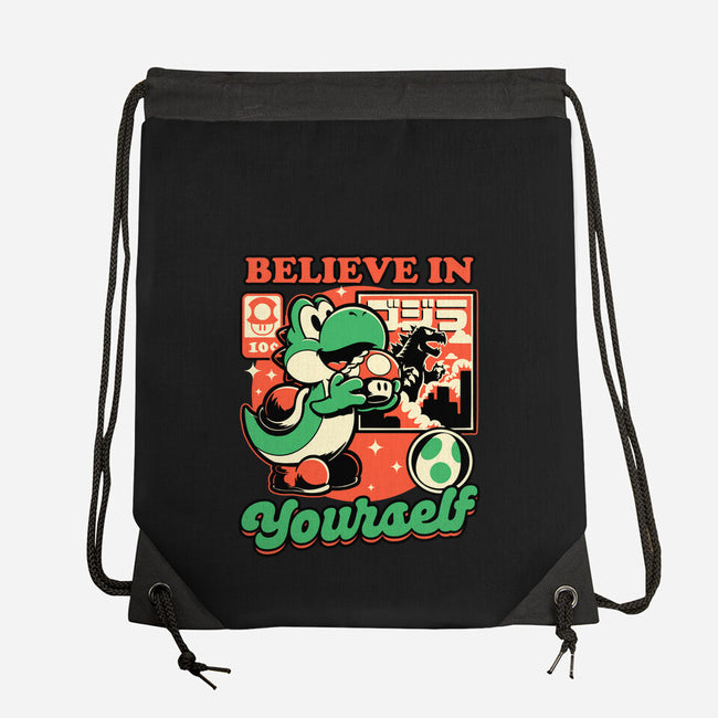 Dinosaur Kaiju Game-None-Drawstring-Bag-Studio Mootant