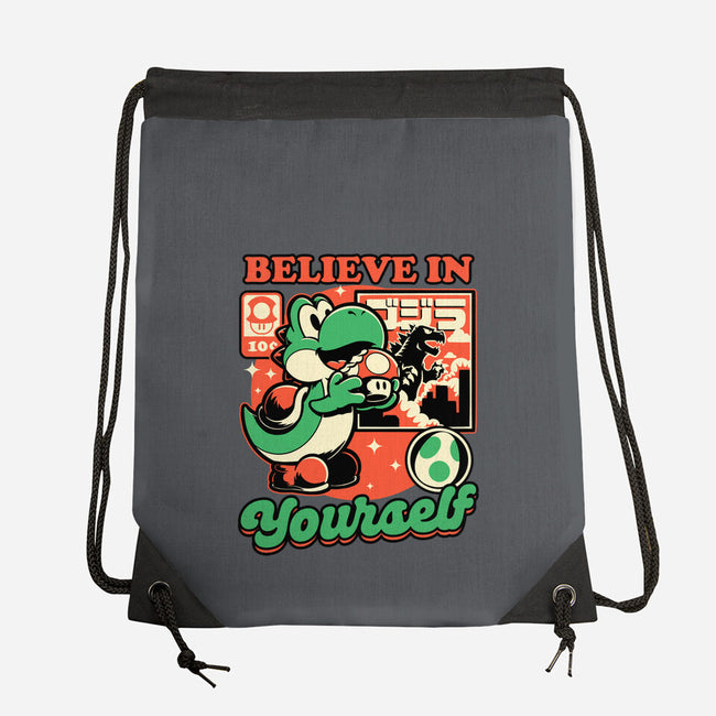 Dinosaur Kaiju Game-None-Drawstring-Bag-Studio Mootant