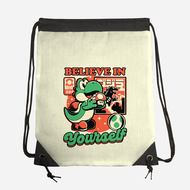 Dinosaur Kaiju Game-None-Drawstring-Bag-Studio Mootant