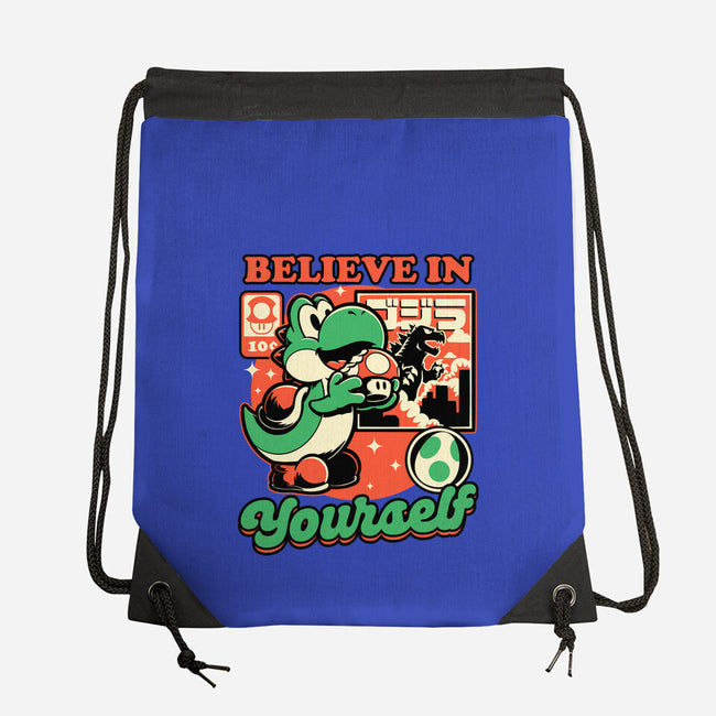 Dinosaur Kaiju Game-None-Drawstring-Bag-Studio Mootant