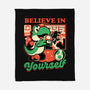 Dinosaur Kaiju Game-None-Fleece-Blanket-Studio Mootant
