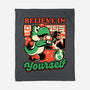 Dinosaur Kaiju Game-None-Fleece-Blanket-Studio Mootant