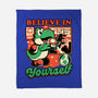 Dinosaur Kaiju Game-None-Fleece-Blanket-Studio Mootant