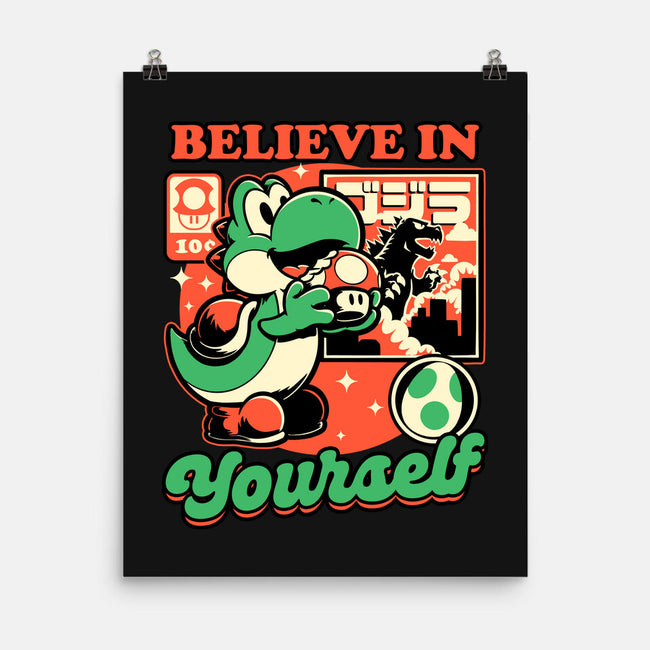 Dinosaur Kaiju Game-None-Matte-Poster-Studio Mootant