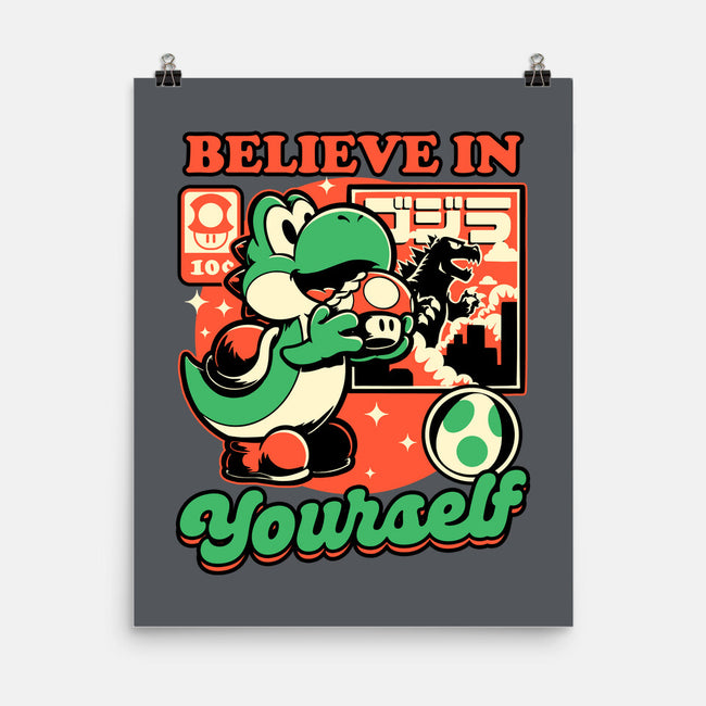Dinosaur Kaiju Game-None-Matte-Poster-Studio Mootant