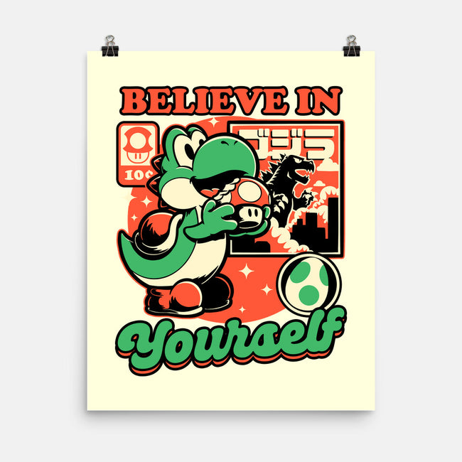 Dinosaur Kaiju Game-None-Matte-Poster-Studio Mootant