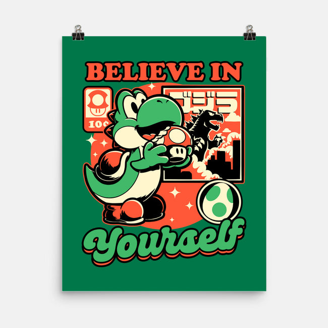 Dinosaur Kaiju Game-None-Matte-Poster-Studio Mootant
