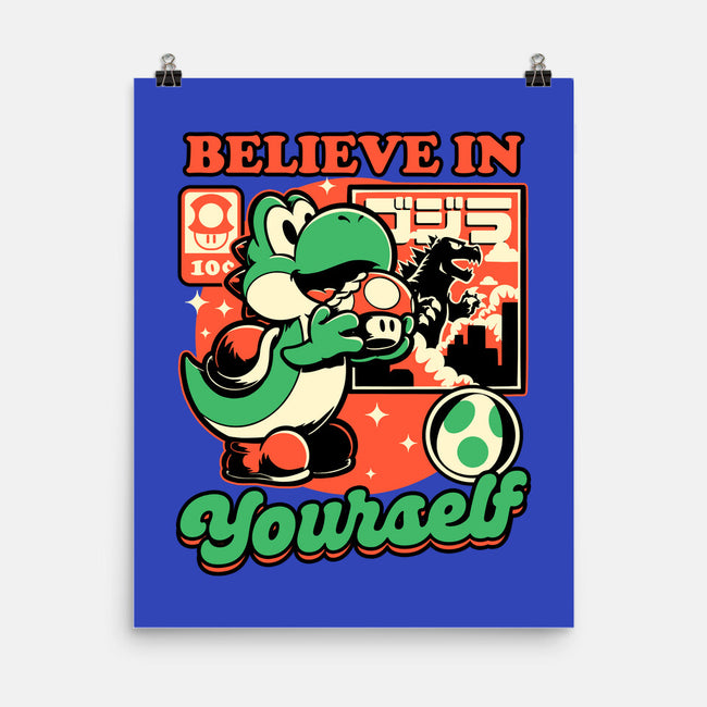 Dinosaur Kaiju Game-None-Matte-Poster-Studio Mootant