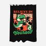 Dinosaur Kaiju Game-None-Polyester-Shower Curtain-Studio Mootant