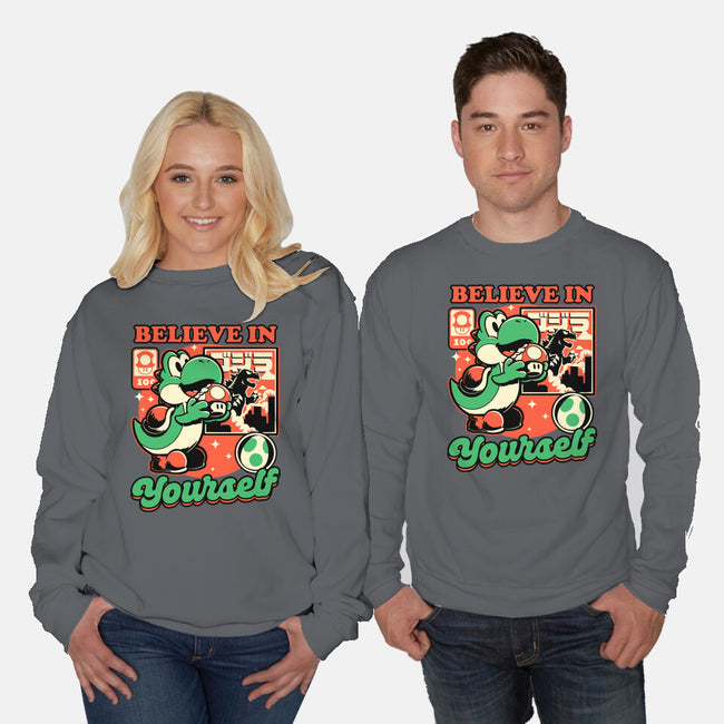 Dinosaur Kaiju Game-Unisex-Crew Neck-Sweatshirt-Studio Mootant
