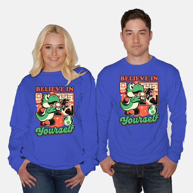 Dinosaur Kaiju Game-Unisex-Crew Neck-Sweatshirt-Studio Mootant