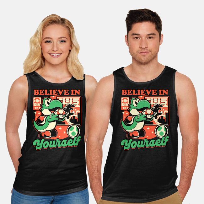 Dinosaur Kaiju Game-Unisex-Basic-Tank-Studio Mootant