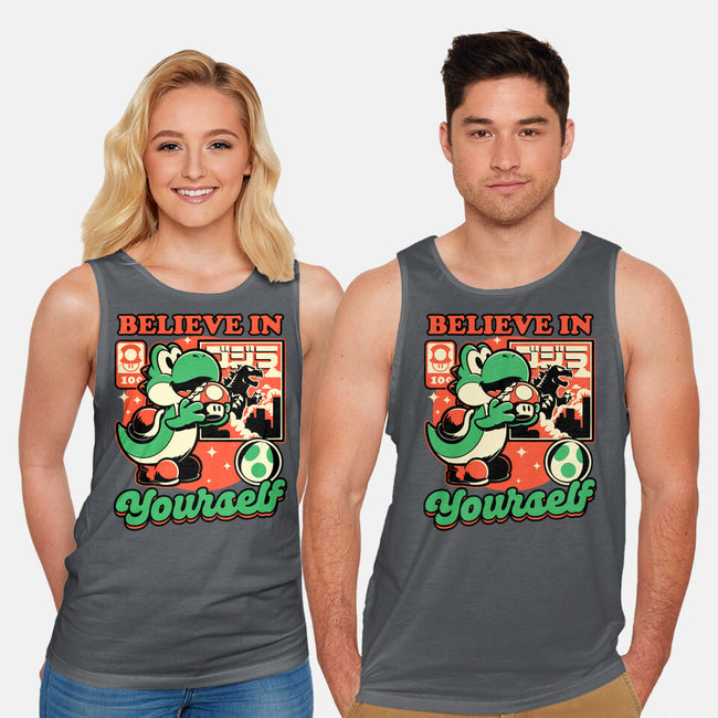 Dinosaur Kaiju Game-Unisex-Basic-Tank-Studio Mootant