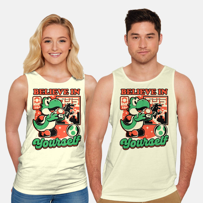 Dinosaur Kaiju Game-Unisex-Basic-Tank-Studio Mootant