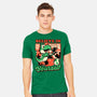 Dinosaur Kaiju Game-Mens-Heavyweight-Tee-Studio Mootant