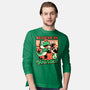 Dinosaur Kaiju Game-Mens-Long Sleeved-Tee-Studio Mootant