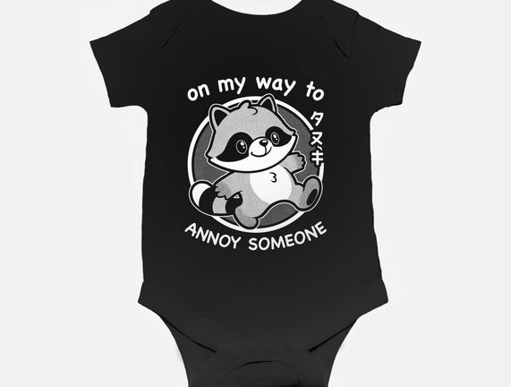 Cute Annoying Raccoon