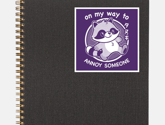Cute Annoying Raccoon