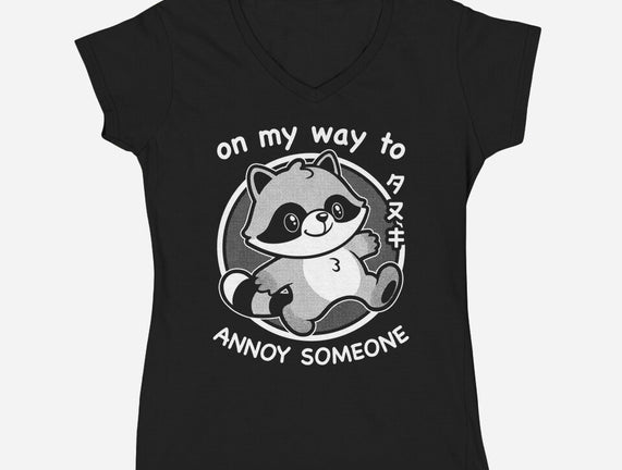 Cute Annoying Raccoon
