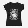 Cute Annoying Raccoon-Womens-V-Neck-Tee-Studio Mootant