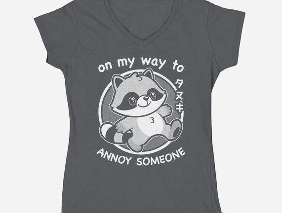 Cute Annoying Raccoon