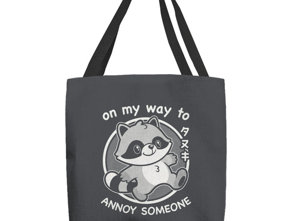 Cute Annoying Raccoon