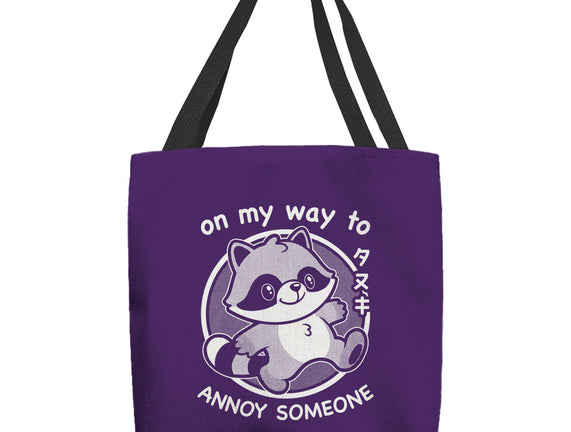 Cute Annoying Raccoon