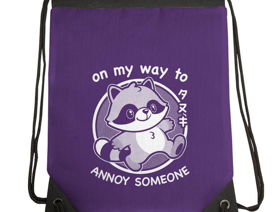 Cute Annoying Raccoon