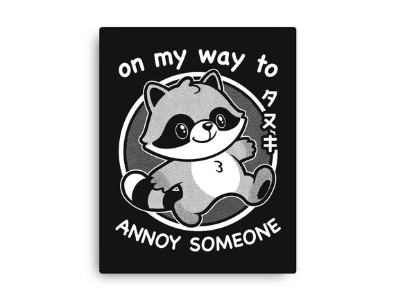 Cute Annoying Raccoon