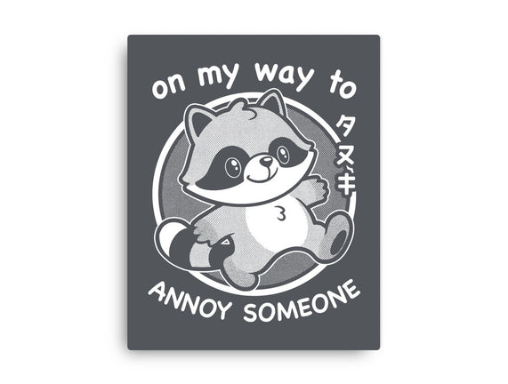Cute Annoying Raccoon