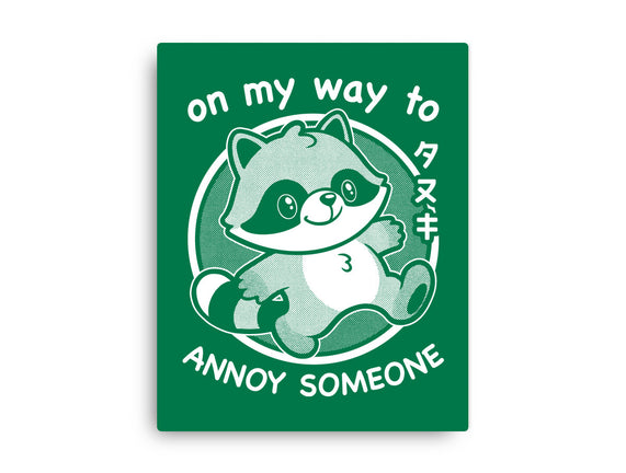 Cute Annoying Raccoon