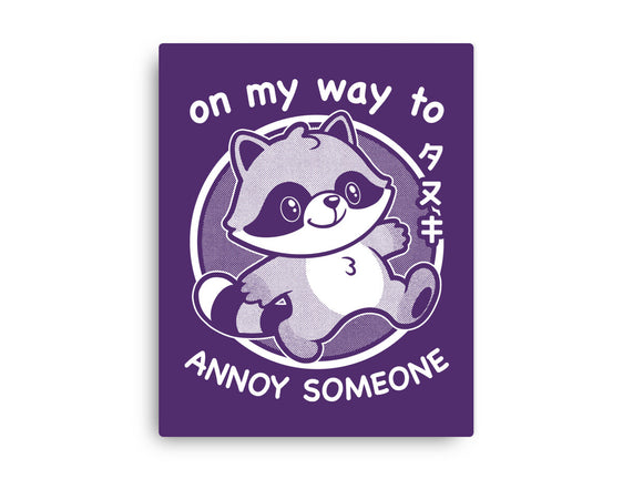 Cute Annoying Raccoon