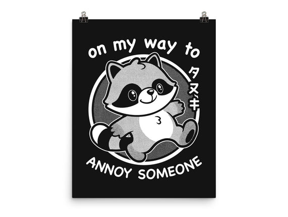 Cute Annoying Raccoon