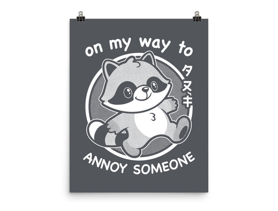 Cute Annoying Raccoon