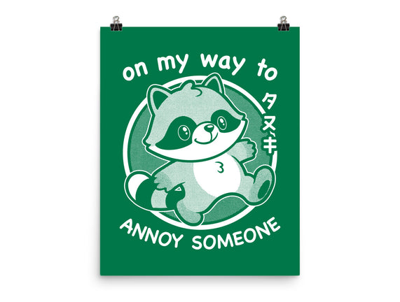 Cute Annoying Raccoon
