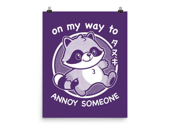Cute Annoying Raccoon