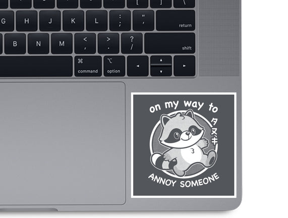 Cute Annoying Raccoon