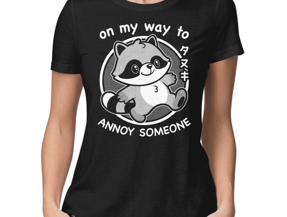 Cute Annoying Raccoon