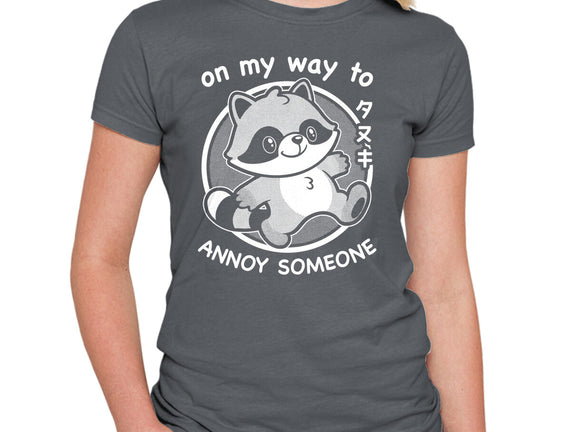 Cute Annoying Raccoon