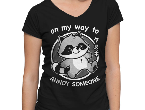 Cute Annoying Raccoon