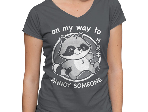 Cute Annoying Raccoon