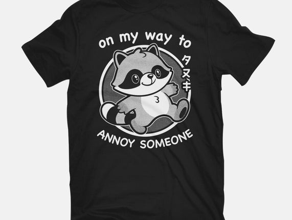 Cute Annoying Raccoon