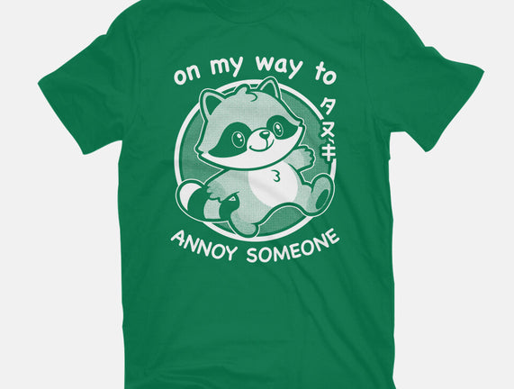Cute Annoying Raccoon
